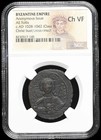 Ngc Ch Vf  Byzantine Empire 1028-1042 Ad  Jesus Christ Follis Class B Rare Coin