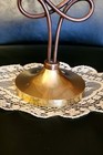 Vintage Solid Brass  Candlestand For 2 Candles