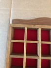 Vintage Thimble Wooden Collectors Hanging Display Rack Souvenir  Holds  30