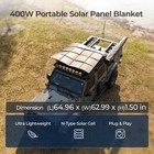 Renogy 400w Solar Panel Blanket Portable Solar Suitcase Foldable Solar Panel