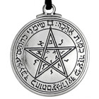 Talisman Venus Solomon Seal Pendant Kabbalah Jewelry Wiccan Pentacle Love