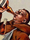 1892 Monastine French Liquor Vintage Style Advertising Poster - 24x36