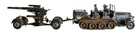 1934-1938 Wwii German Tippco Camo Half-track W  Aa Flak Cannon