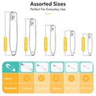 Huhuhero 160pcs Safety Pins Large Small Safety Pins For Clothes Sewing Craft 5