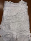 Halo Sleepsack Swaddle Wearable Blanket Grey Infant Baby Small 3-6 Month Cotton