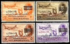 Egypt Stamps-1953-j-watermarks-farouk-obliterated-king Egypt  sudan   Palestine