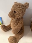 Jellycat Cocoa Bear - Medium Brown Textured Beanie Plush Toy Retired 12  Nwot