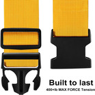 2-pack Tsa Approved Luggage Straps Bright Adjustable Suitcase Travel Belts