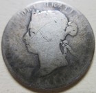 1892 Canada Silver Half Dollar Coin  Key Date Victoria Fifty Cents  rj734 