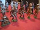 Vintage Lead Soldiers Lot Of 25 Assorted Pieces