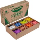 Crayola Large Crayons Bulk 400ct Classpack 8 Colors Kids Toddler School Supplies