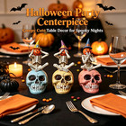 3pcs set Halloween Skeleton Statue Halloween Skull Figurine Decoration For Party