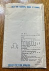 Vintage 1967 Vogue Sewing Pattern 7228 Notched Collar Blouse Sz12 Bust 32