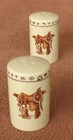Western Branded Salt   Pepper Set Western Kitchen Boots   Saddle Ranch Rodeo 