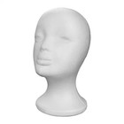 Mannequin Head For Wigs Foam Female Model Head Glasses Hat Hairpieces Display