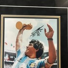 Diego Maradona Signed Autographed Photo Framed Argentina World Cup 1986 Icons