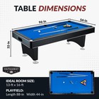 Hustler 8-foot Pool Table With Blue Felt  Internal Ball Return System  Easy