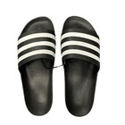 Adidas Unisex Adult Adilette Aqua Slide Sandals W  Cloudfoam Footbed  black 