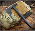 American Tomahawk Company Model 2 Nylon Handle Black W  Kydex Sheath