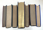 Lot Of 7 Books Gilt Decorated Multicolor Staging Display Antique Old Art Nouveau