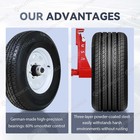 2pack Shipping Container Wheels 6-lug Wheels Kit  Shipping Container Accessories