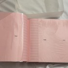 Pink   White  it s A Girl  Baby Girl Photo Album Memory Book