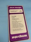 Michael Jackson Jackson Five Chum 1050 Promo Survey