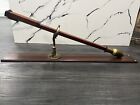 Super Rare Antique 19th Century Mahogany Marine Barometer