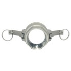 1-1 2  1 5 Inch Type D Camlock Female Coupler To Female Npt Stainless Steel Hose