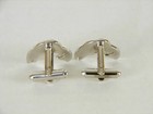 Vintage Silver Tone Fish Salmon Cufflinks Set