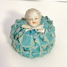 Doll Head Pincushion Porcelain Sewing Vintage 1900-1930   s