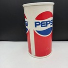 Pepsi Coin Bank Vintage Handi-craft Plastic Soda Advertising Red White Blue G7