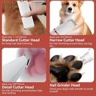 Dog Cat Pet Grooming Kit Rechargeable Cordless Electric Hair Clipper Trimmer Set