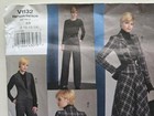 Uncut Vogue Wardrobe Pattern 8-14 V1132 Misses Jacket Skirt Pants Vest Sewing 09