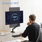 Single Monitor Mount Arm Fits Up To 32 Inch  Desk Mount Holds 4 4-19 8lbs Com   