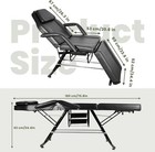 Adjustable Massage Chair W stool portable Tattoo Chair facial Bed Table For Spa