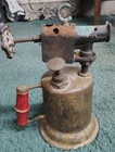 Vintage Brass Blow Torches With Red Handles Set Of 2