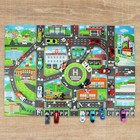 Kids Car Road Rugs City Map Play Map English Version Bedroom Rug Waterproof