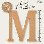 8  Unfinished Wooden Letter For Diy Crafts And Home Decor Projects