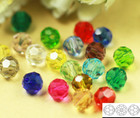 3 4 6 8 12mm Round Crystal Earth Faceted Loose Spacer Beads Brown Crystal Beads