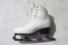 Ice Figure Skates Risport Size 36 B 24 0 Mk Sheffield Prof  Blades Leather Soles