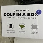Golf Simulator In A Box  1 - Optishot red Stakes Golf Orbit Series - Voice Caddy