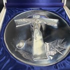 Salvador Dali Easter Christ Plate 1972 Lincoln Mint Sterling Silver 1st Edition
