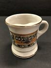 Vintage Antique Occupational Men   s Shaving Mug Horse Drawn Trolley Conductor