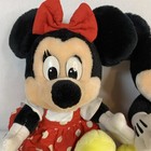 Vintage Disney Mickey Mouse   Minnie Plush 10    Disneyland Walt Disney World