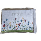 Kosher Women Tallit Talit Prayer Shawl   Bag   Kippa 100  Natural Fabric Israel