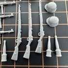 15 Piece World War 2 German Toy Soldier Weapon   Accessories Set Resin 1 32 Ww2
