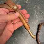 Pair Of Antique Wwi U s  Army  Leather Brass Cavalry Spurs 