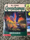 Lot Of 3 Vintage Goosebumps Books Rl Stine Monster Blood Iii Shrunken Head