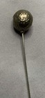 Vintage Antique Victorian Silver Hat Pin Orb